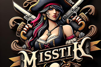 make custom industrial steampunk logo vintage and artistic design