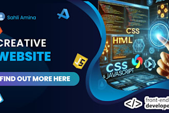 create a responsive and modern website