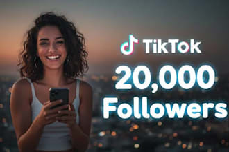 provide non drop tiktok followers growth service