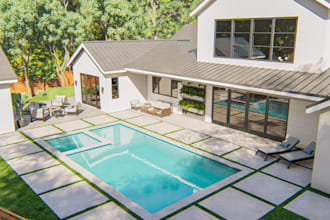 remodel site property layout,external 3d facade,render virtual interior tour,skp