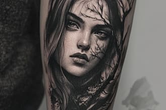 design professional tattoo and custom tattoo