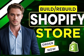 build expert shopify website store revamp shopify redesign