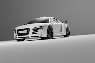 3d printable vehicle,german car model,bodywork topology, assetto corsa mod ready