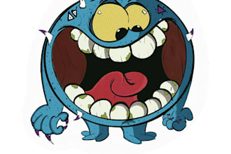 design custom cartoon sticker art