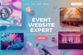 build event ticket website with online ticket booking and event calendar system