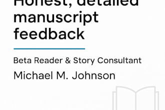 beta read and critique your manuscript with care