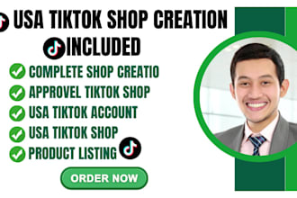 setup uk us  a tiktok shop dropshipping tiktok shop manger in professional way