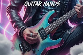 create professional guitar solos in krock, kpop rock, rock or metal style