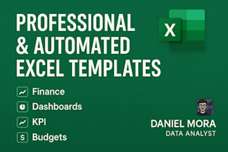 create automated and easy to use excel teamplates