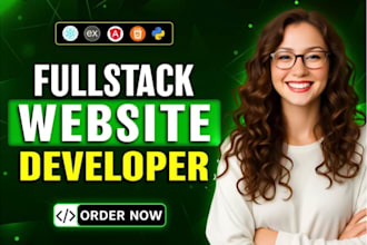 be your full stack website development as backend full stack web developer