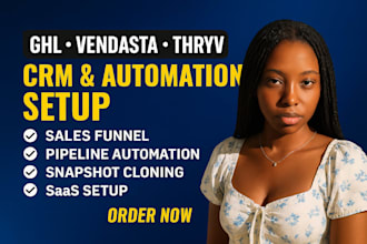 setup gohighlevel ghl snapshot, vendasta crm, thryv crm workflow, sales funnel
