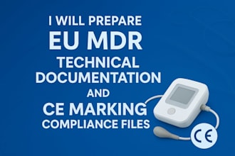 prepare eu mdr technical documentation, ce marking compliance for medical device