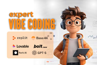 develop replit lovable ai cursor ai web apps and rork ai mobile app, vibe expert
