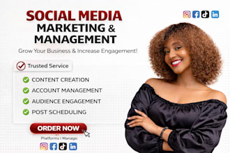 be your social media manager social media marketing manager social media post