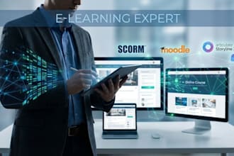 build scorm elearning moodle course articulate storyline 360 rise tutor ims