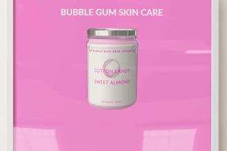 we will create a 3d mockup label for your products for your business