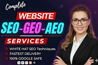 do your monthly expert for GEO, local SEO, aeo and off page links