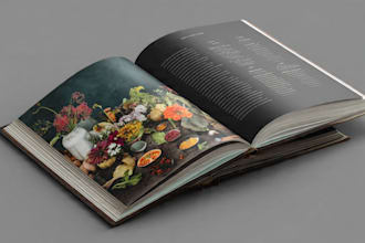 cookbook writer vegan keto healthy recipe book layout design