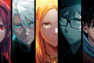 draw beautiful anime art illustration