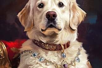 pet portrait or pet illustration in tattoo