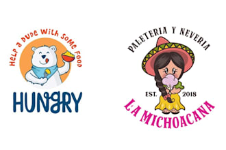 create a cute kawaii cartoon mascot logo design
