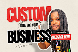 create a rnb or rap song for your business