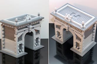 design custom 3d lego model 3d lego minifigure pdf manual instruction 3d print