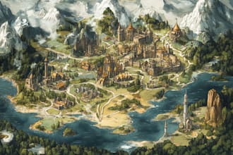 do fantasy maps and city maps