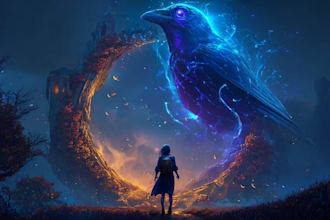 create stunning fantasy illustrations