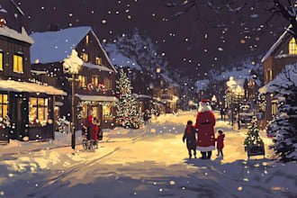 create festive holiday christmas design illustration
