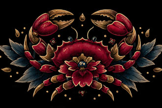 create traditional tattoo, logo design old school