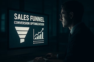 audit, review and improve your website sales funnel conversion rate optimization