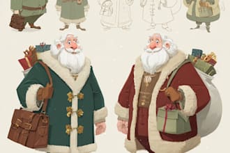 design christmas themed illustration