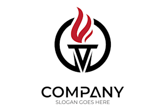 design high quality torch logo with creative concepts