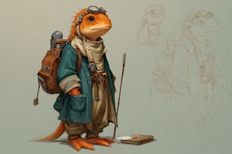 draw a fantasy illustration for you