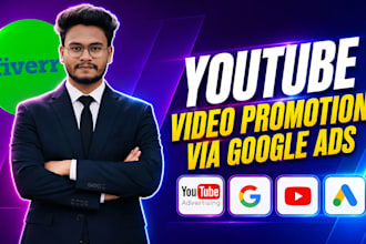 promote your youtube video through a google ads campaign