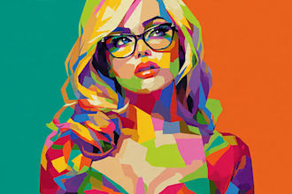 make a beautiful wpap pop art portrait