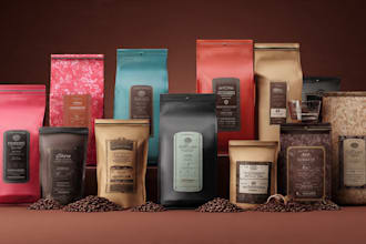 design premium coffee labels, pouch, bags, product packaging