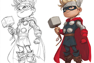 do an anime or comic character