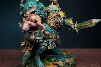 paint your warhammer, age of sigmar and dnd miniatures