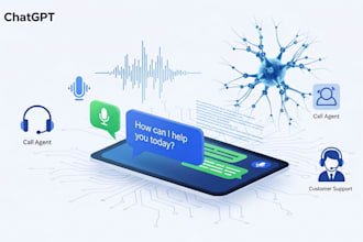 develop smart ai chatbot for customer support ai calling agent voice recognition
