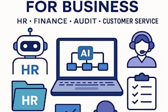 create custom ai assistants for HR, finance, audit and customer service