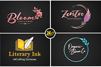 design a perfect author or minimalist logo for you