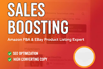create  amazon,aliexpress and ebay product listings