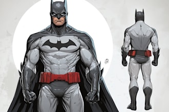superhero comic book art and illustration