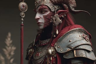 fantasy character art and fantasy character art