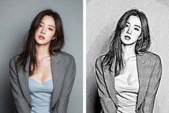 convert photo to sketch