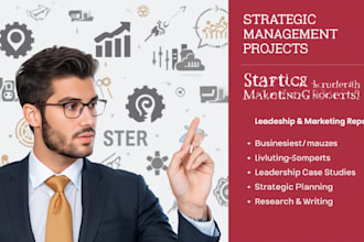do strategic management projects, leadership, marketing reports