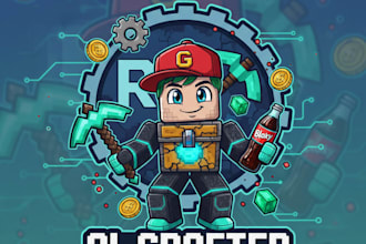 draw your oc, fanart, or roblox or minecraft logo