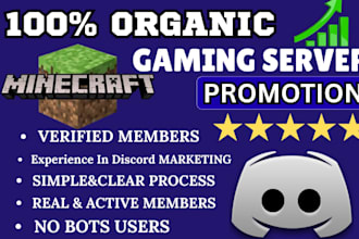 promote minecraft server promotion, dayz, rust, fivem, gaming server, discord ad